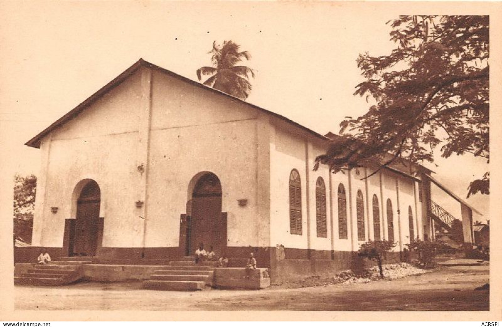 REPUBLIQUE POPULAIRE DU BENIN PORTO-NOVO  LE TEMPLE PROTESTANT 29(scan Recto-verso) MA086 - Benin