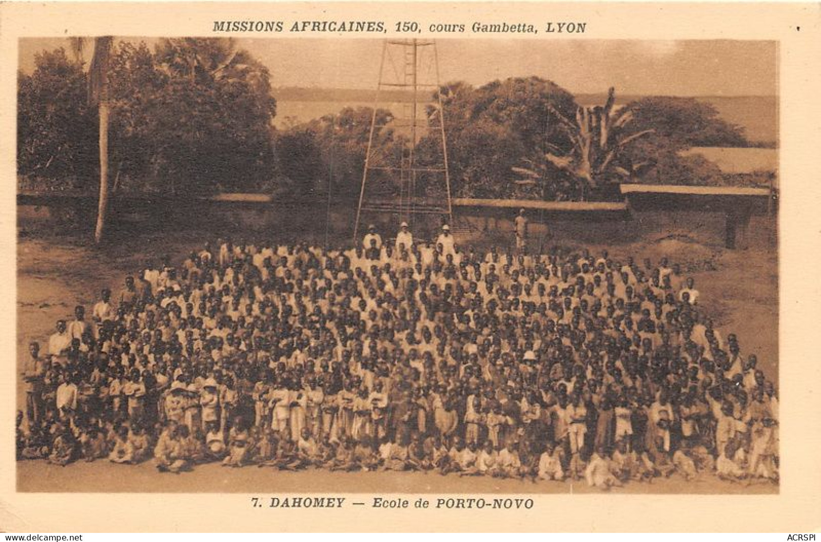 REPUBLIQUE POPULAIRE DU BENIN DAHOMEY. Ecole De PORTO-NOVO  15(scan Recto-verso) MA086 - Benín