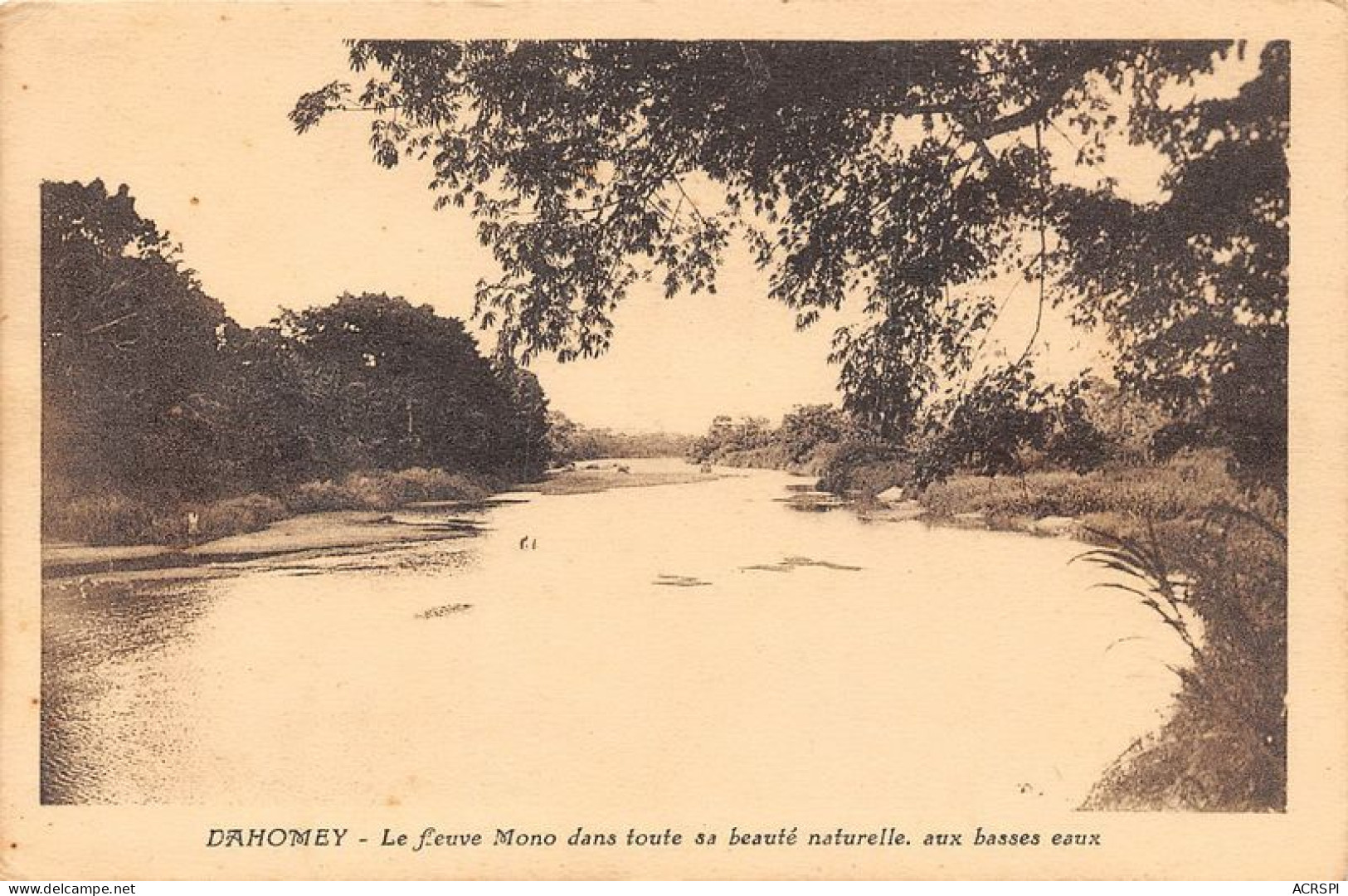 REPUBLIQUE POPULAIRE DU BENIN DAHOMEY Le Fleuve Mono Dans Toute Sa Beaute Naturelle 17(scan Recto-verso) MA086 - Benin