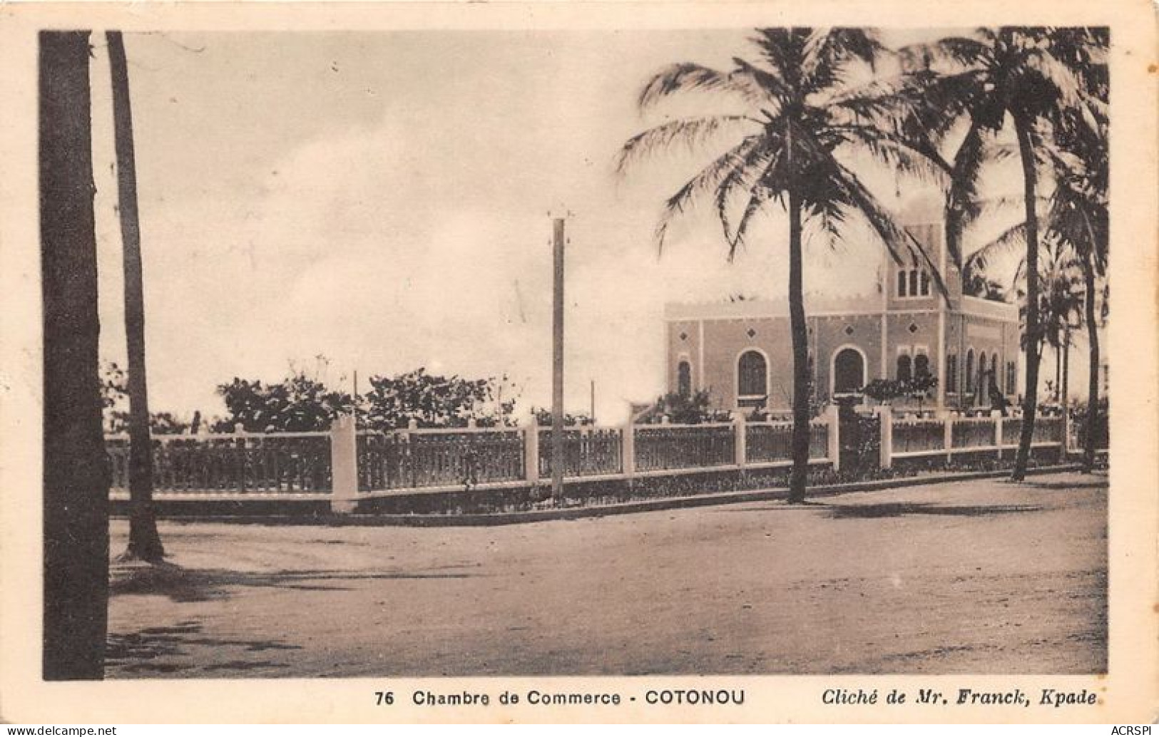 REPUBLIQUE POPULAIRE DU BENIN Chambre De Commerce COTONOU 8(scan Recto-verso) MA086 - Benín