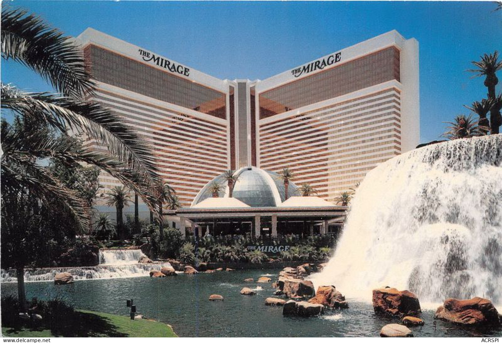 The Magnificent New Mirage Resort In LAS VEGAS Temps Its Visitors With Sparkling Lagoons(SCAN RECTO VERSO)MA0083 - Las Vegas