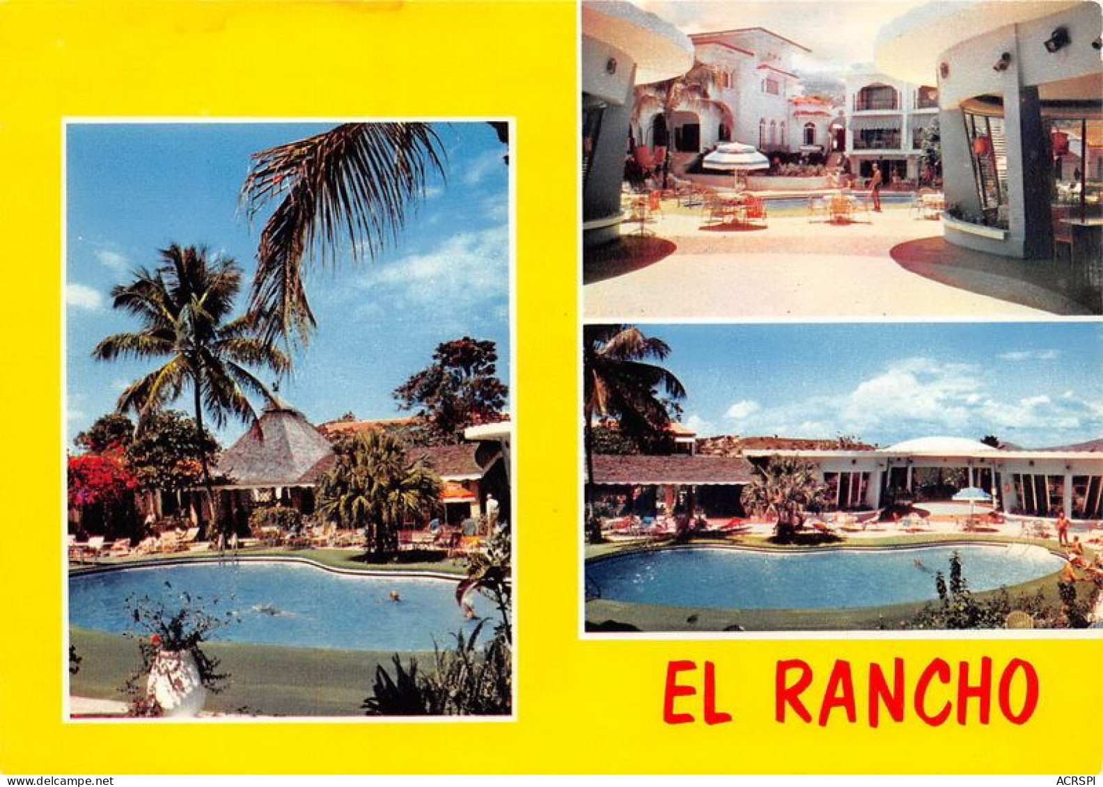 HAITI Hotel El Rancho (SCAN RECTO VERSO)MA0083 - Haïti