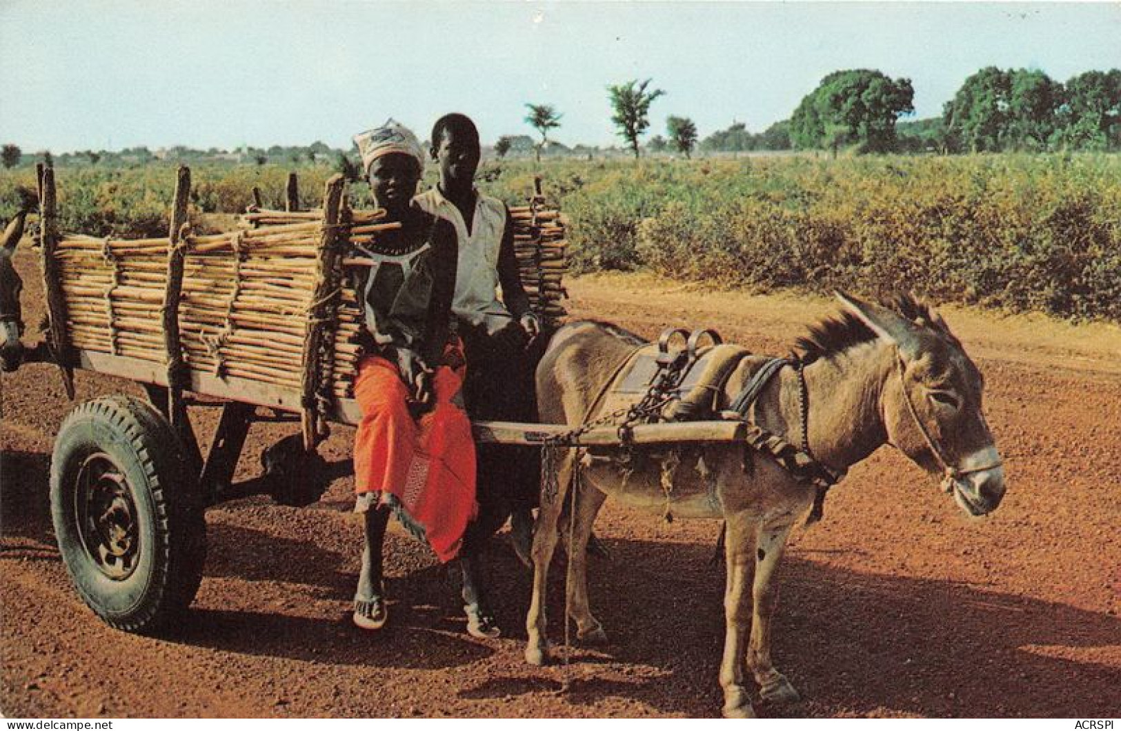 MALI Soudan Francais Vue Typique De La Région De Ségou édit.librairie évangélique 15(scan Recto-verso) MA090 - Mali