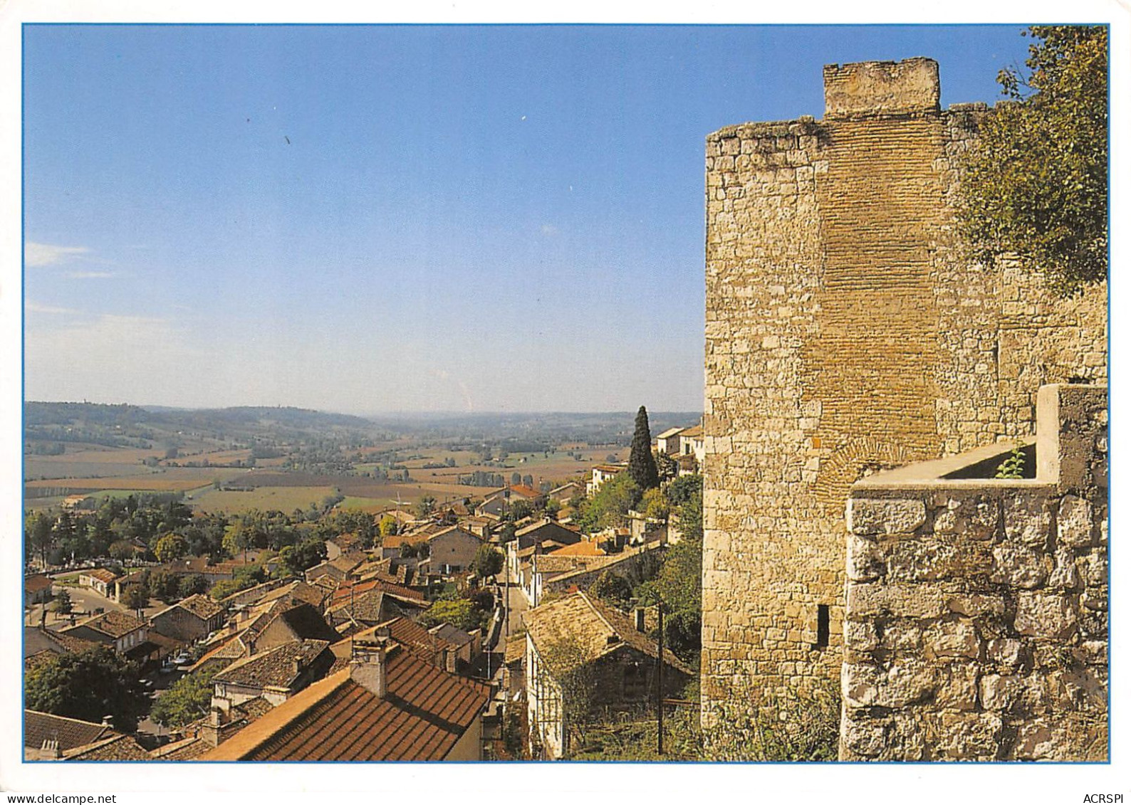 82 LAUZERTE  Vue Générale Sur Les Toits 20 (scan Recto Verso)MA008TER - Lauzerte