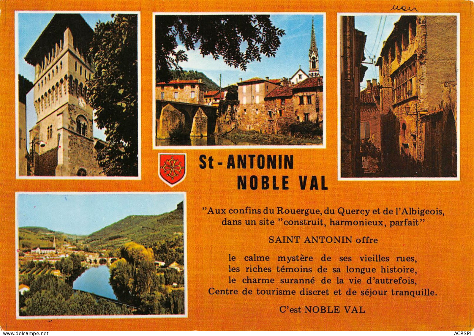 82  SAINT ANTONIN NOBLE VAL Divers Vues  42 (scan Recto Verso)MA008TER - Saint Antonin Noble Val