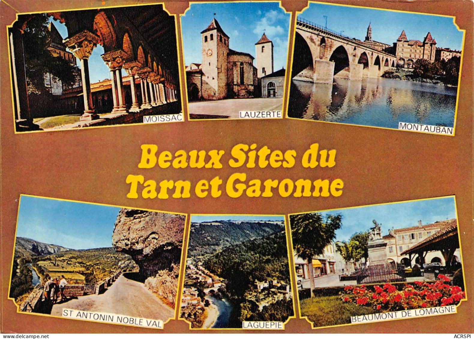 82  Beaux Sites Du Tarn Et Garonne  43 (scan Recto Verso)MA008TER - Saint Antonin Noble Val