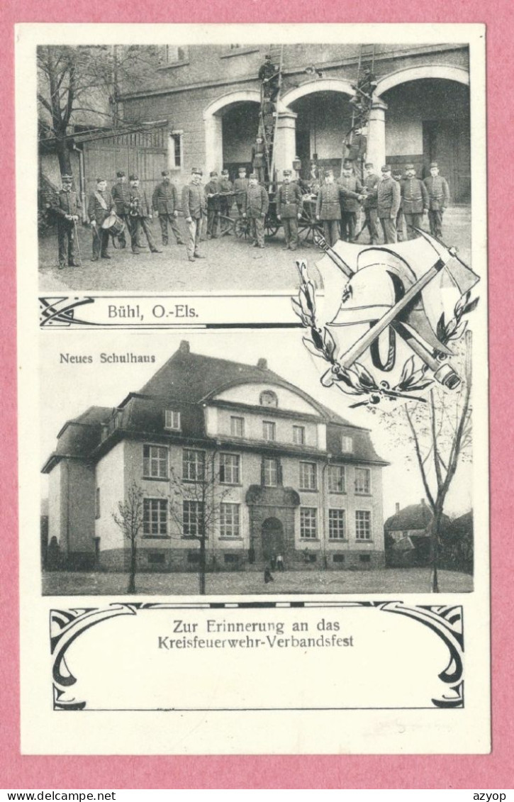 68 - BUHL - Feuerwehr - Pompiers - Firemen - Kreisfeuerwehrfest - Verbandsfest - Schulhaus - Soultz