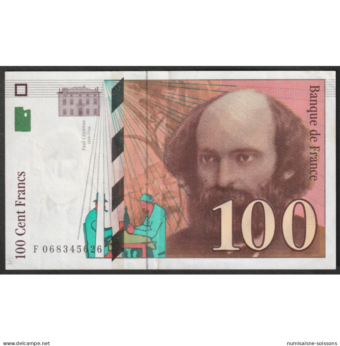 FAY 74/02 - 100 FRANCS CEZANNE - 1998 - F - PICK 158 - SUP - 100 F 1997-1998 ''Cézanne''