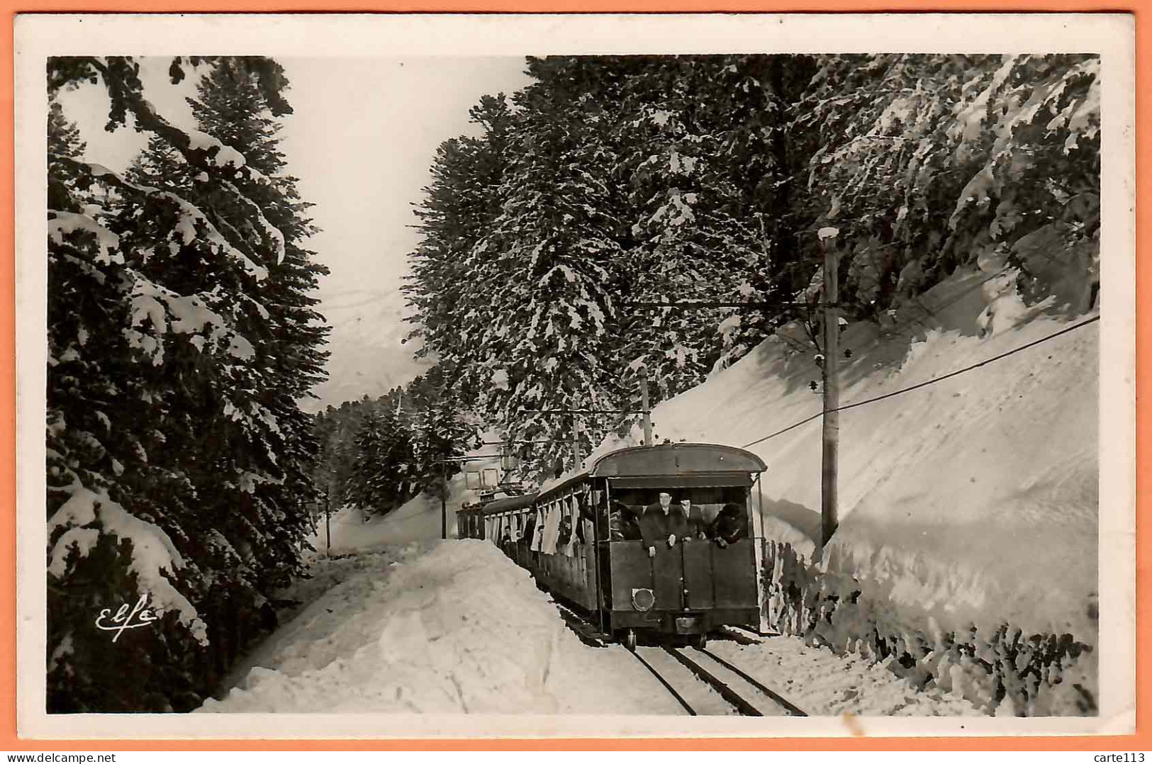 31 - B35098CPA - LUCHON-SUPERBAGNERES - Le Train Passant Dans La Foret - Très Bon état - HAUTE-GARONNE - Superbagneres