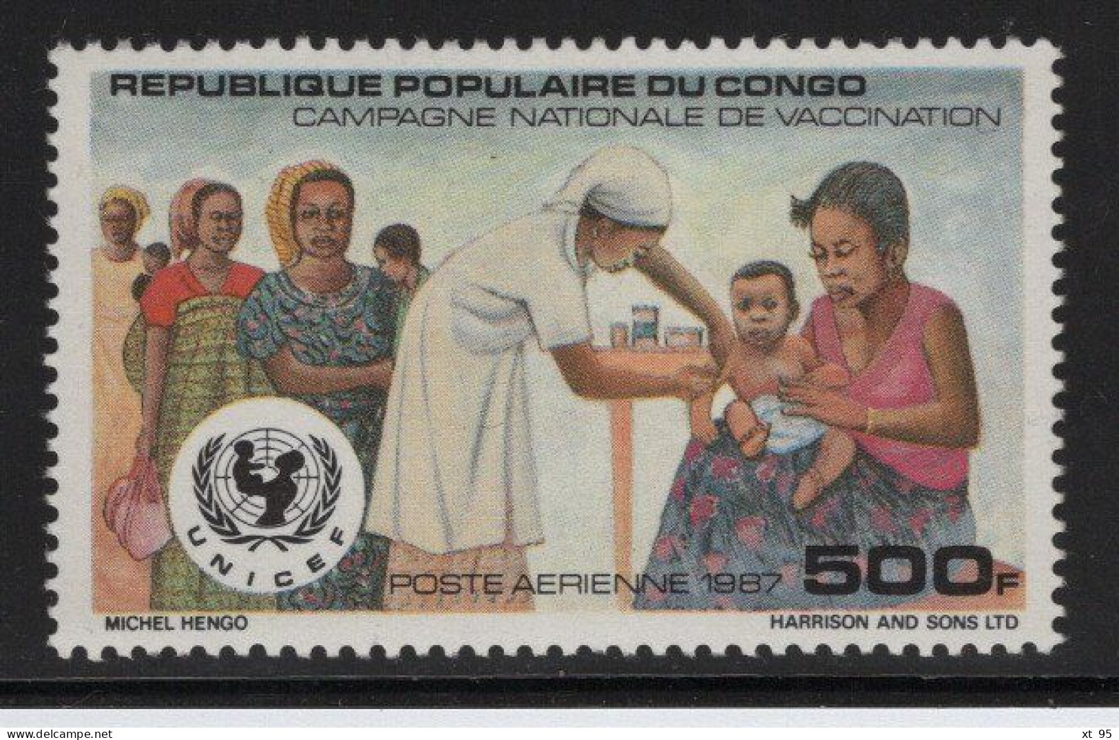 Congo - PA N°379 - Vaccination - * Neufs Avec Trace De Charniere - Cote 6.50€ - Neufs