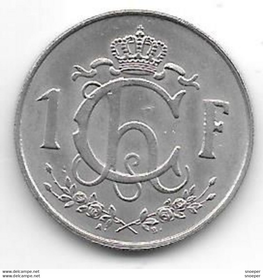 *luxembourg  1 Franc 1955   Km 46.2  Unc !!!!!!!! - Luxemburgo