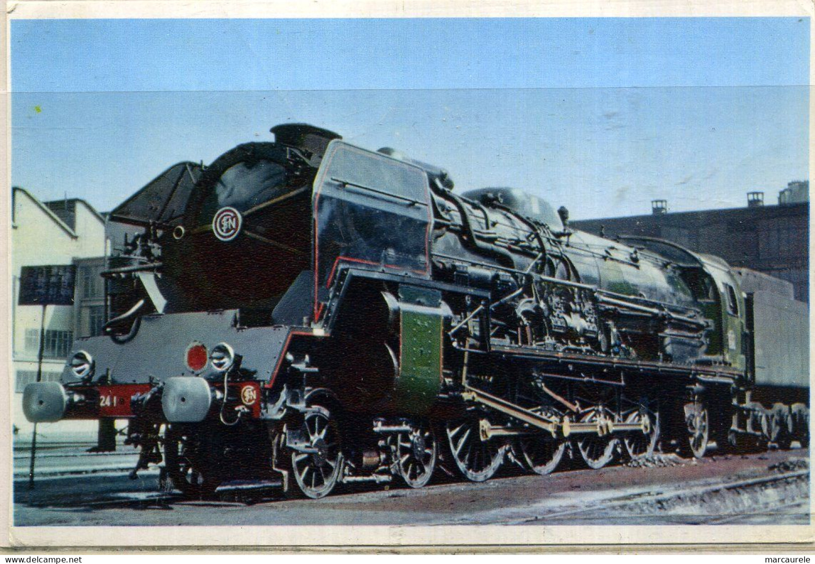 Cpsm Locomotive SNCF 241P - Materiale
