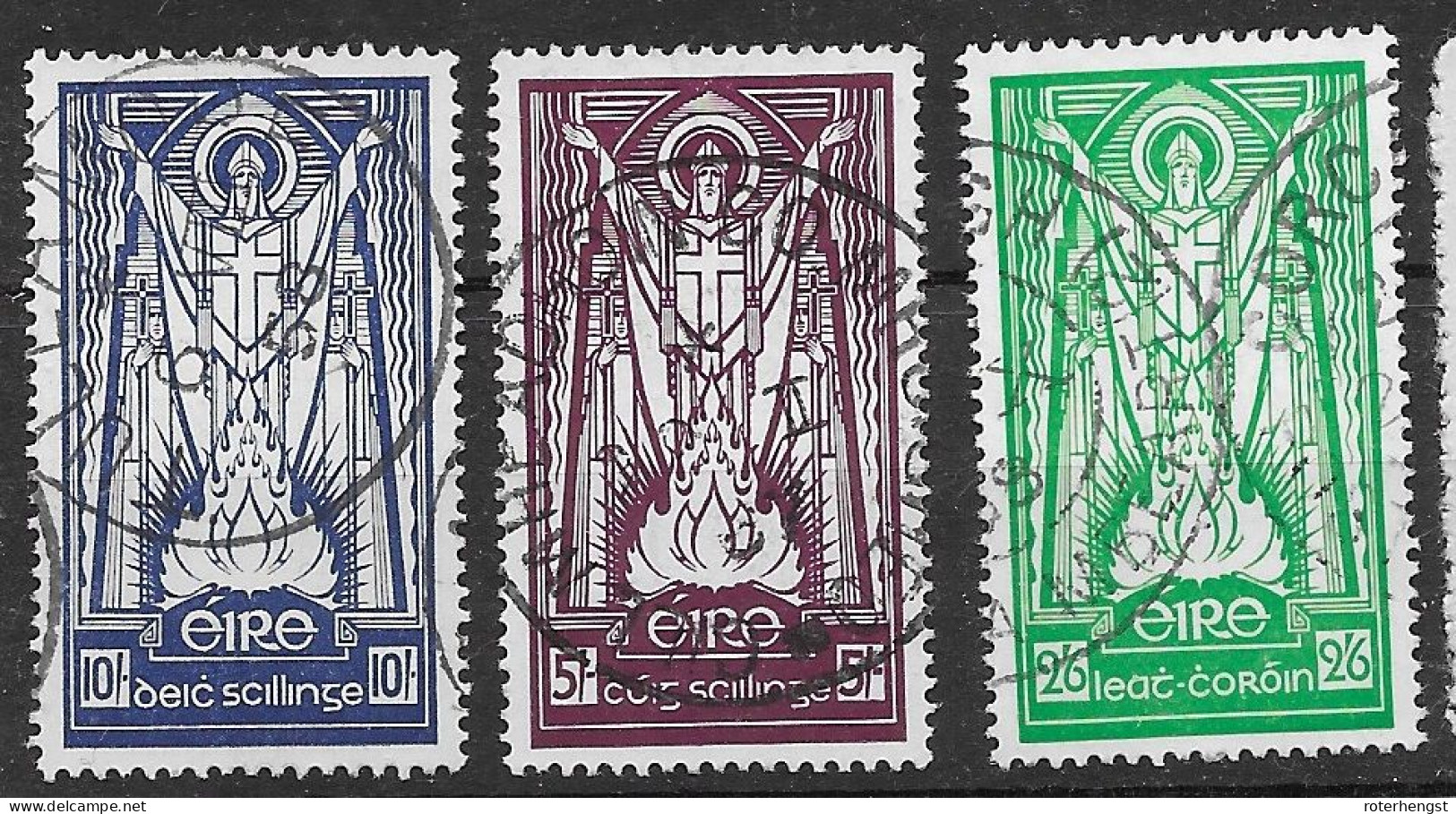 Ireland VFU 1942 Set (second Watermark) - Gebraucht