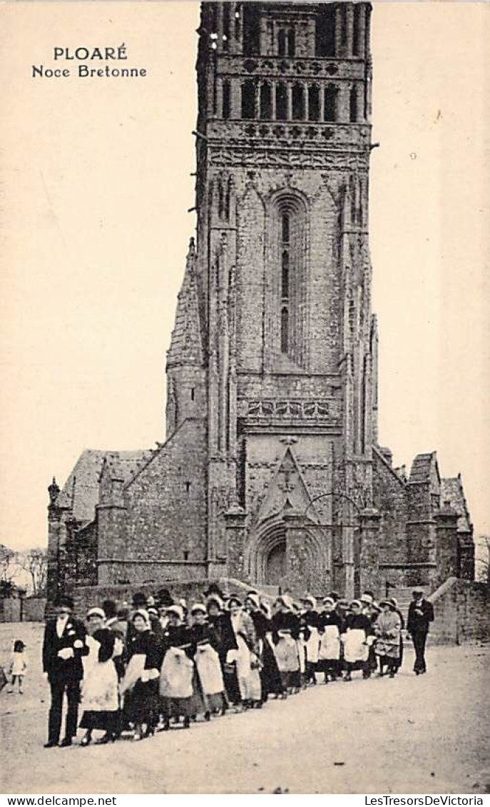 Folklore - Bretagne - Ploaré - Noce Bretonne - Animé  - Carte Postale Ancienne - Sonstige & Ohne Zuordnung