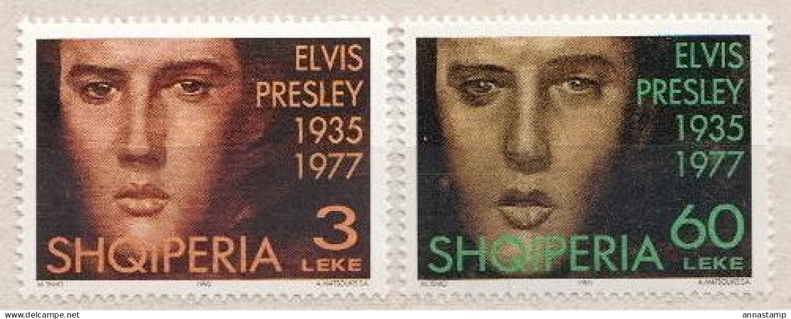 Albania MNH Set - Elvis Presley