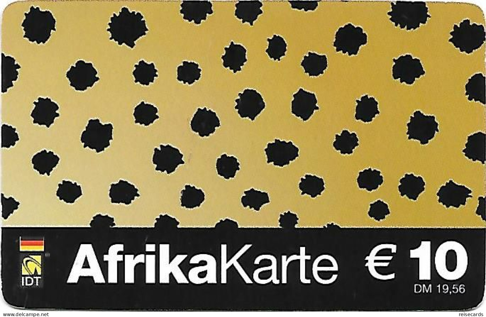 Germany: Prepaid IDT Afrika Karte 05.04 - GSM, Voorafbetaald & Herlaadbare Kaarten