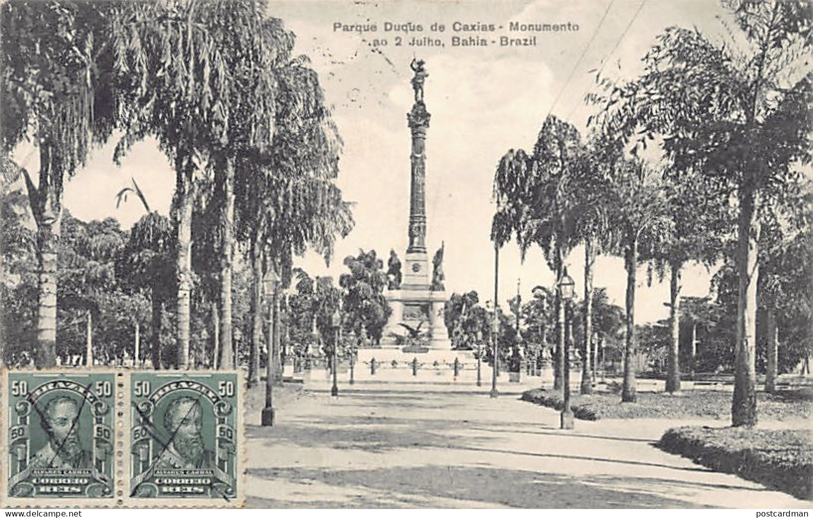 BRASIL Brazil - BAHIA - Parque Duque De Caixas - Monumento Ao 2 De Julho - Ed. J. Melho 246720 - Salvador De Bahia
