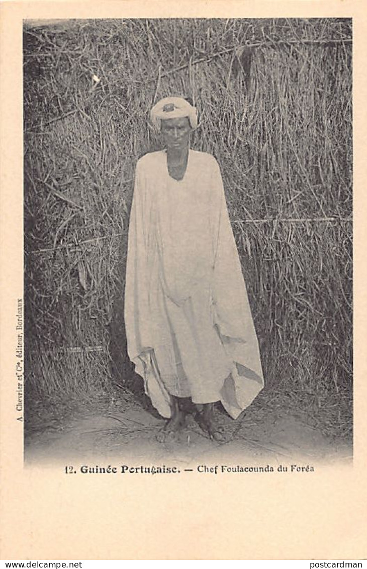 Guinea Bissau - Fula Native Chief - Publ. A. Chevrier & Cie 12 - Guinea Bissau