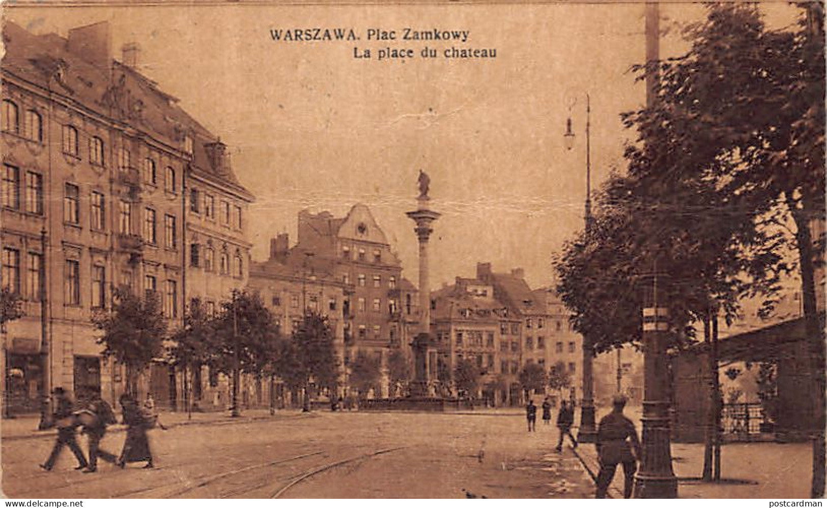 Poland - WARSZAWA - Plac Zamkowy - Nakl. DN 1 - Polen