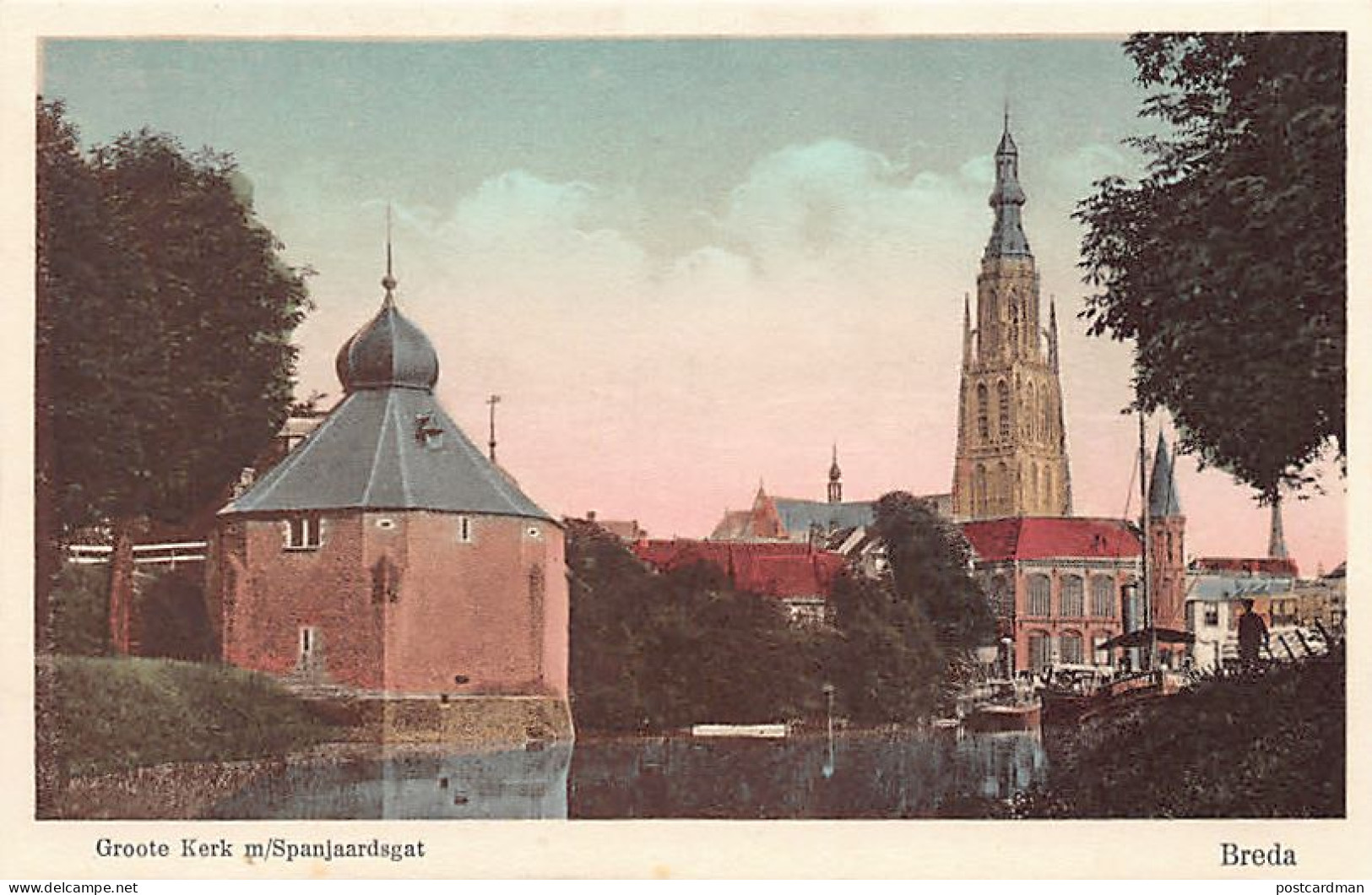 BREDA (NB) Groote Kerk M/Spanjaardsgat - Uitg. Ella  - Breda