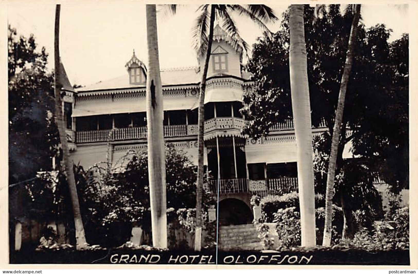 Haïti - PORT AU PRINCE - Grand Hôtel Oloffson - REAL PHOTO - Haïti