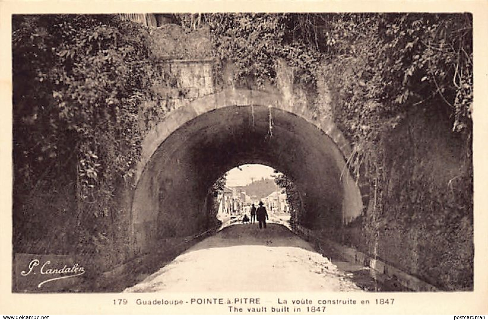 Guadeloupe - POINTE à PITRE - La Voûte Construite En 1947 - Ed. P. Candalen 179 - Pointe A Pitre