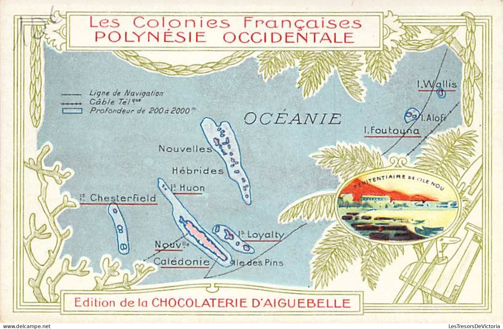 Les Colonies Françaises - Polynésie Occidentale - Edition De La Chocolaterie D'aiguebelle - Carte Postale Ancienne - Polynésie Française