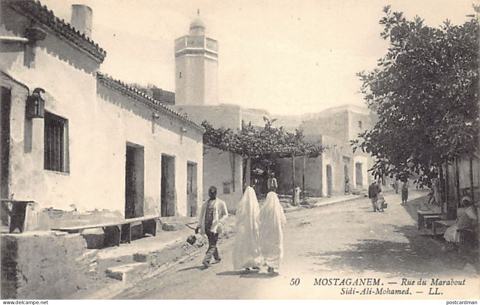 Algérie - MOSTAGADEM - Rue Du Marabout Sidi Ali MOHAMED - Ed. Levy L.L. 50 - Mostaganem