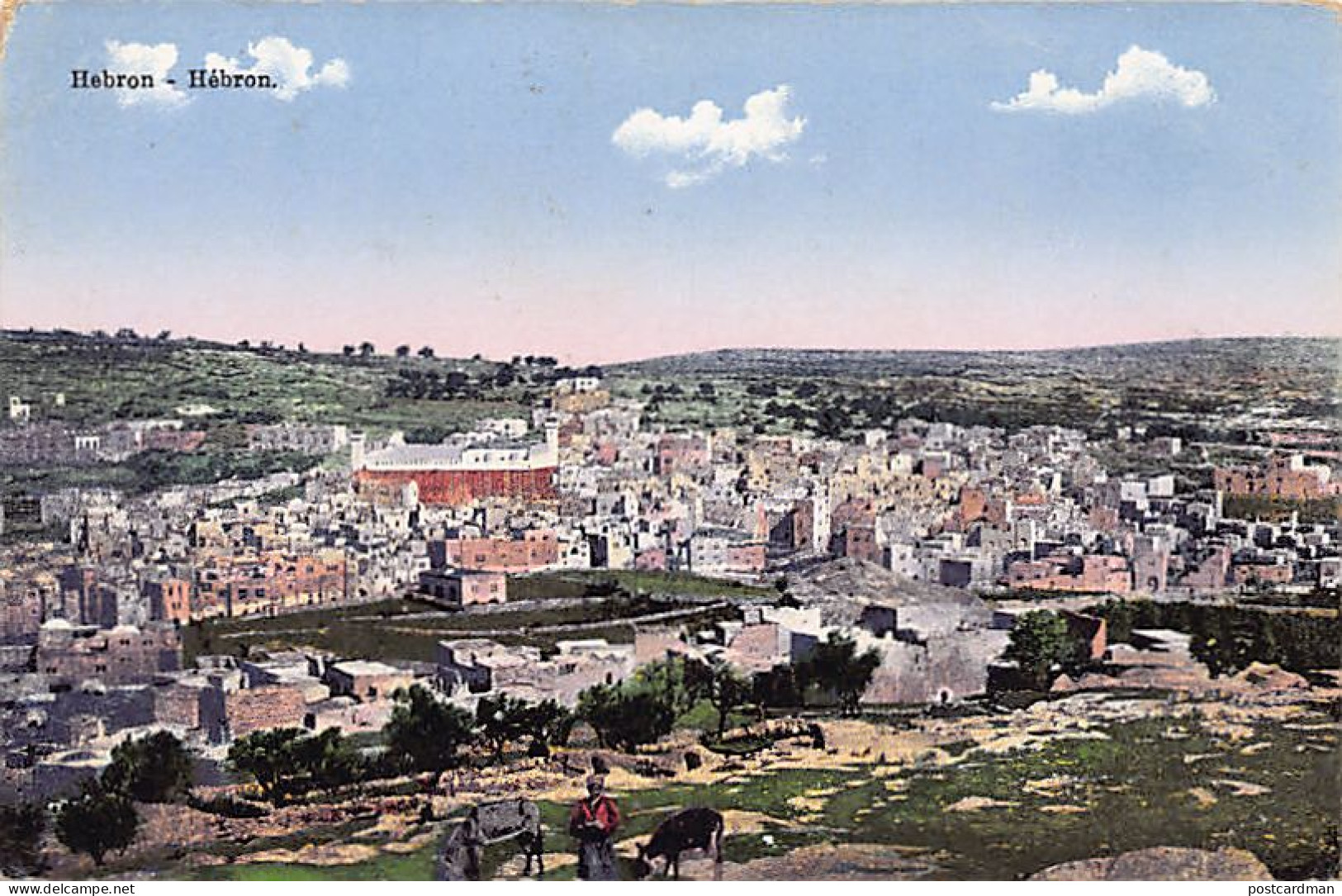 Palestine - HEBRON - Bird's Eye View - Publ. Sarrafian 37 - Palästina