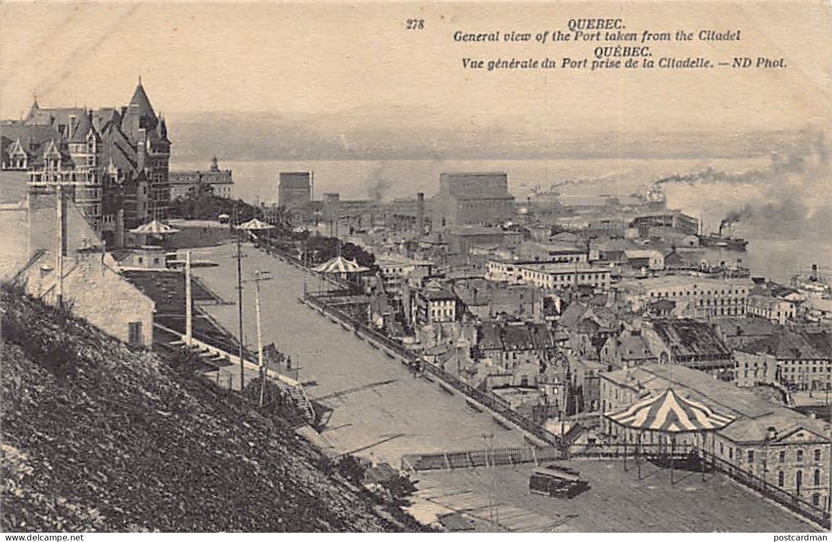 Canada - QUÉBEC - Vue Générale Du Port Prise De La Cathédrale - Ed. ND Phot. Neurdein 278 - Québec - La Cité