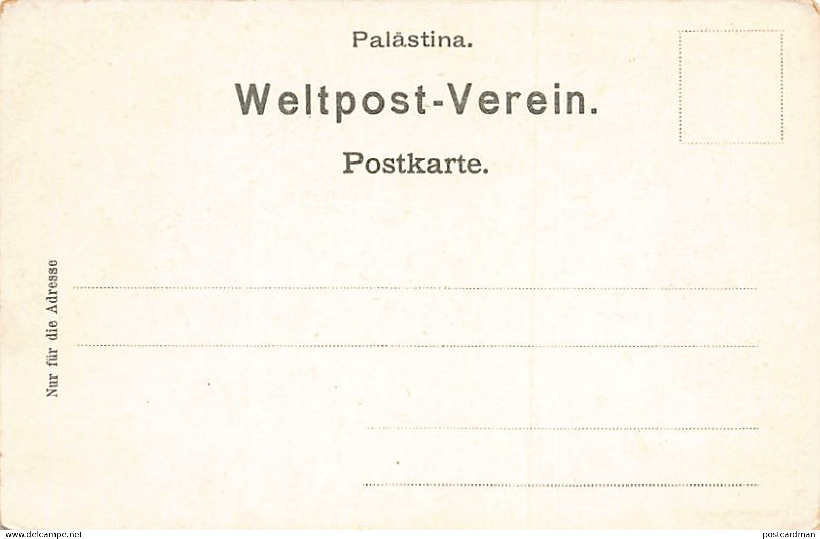 Palestine - BETHLEHEM - Litho - Deutscher Verein Vom Hl. Lande - Publ. B. Kühlen  - Palästina