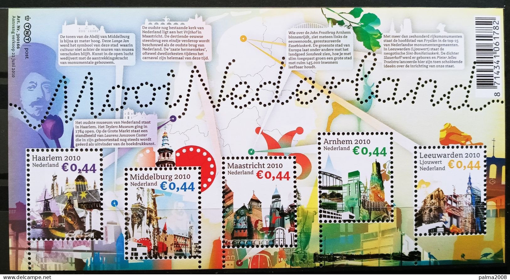 HOLANDA - IVERT HOJA BLOQUE Nº 101 NUEVOS ** IMAGENES DE LOS PAISES BAJOS - Unused Stamps