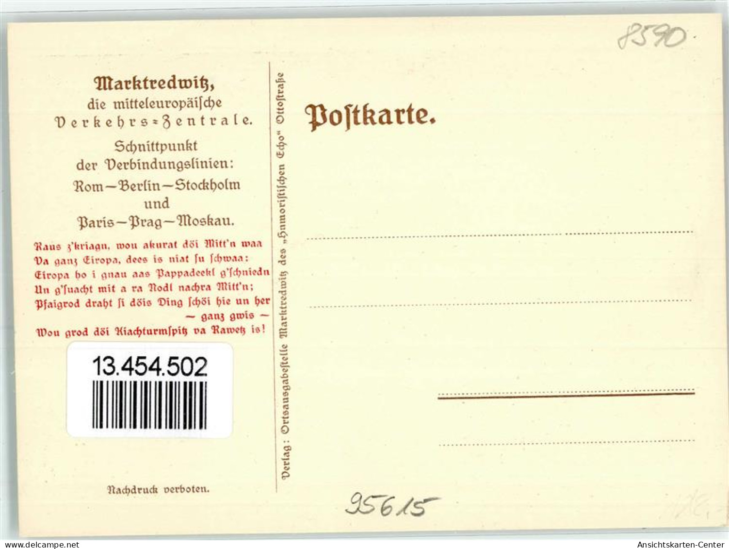 13454502 - Marktredwitz - Marktredwitz