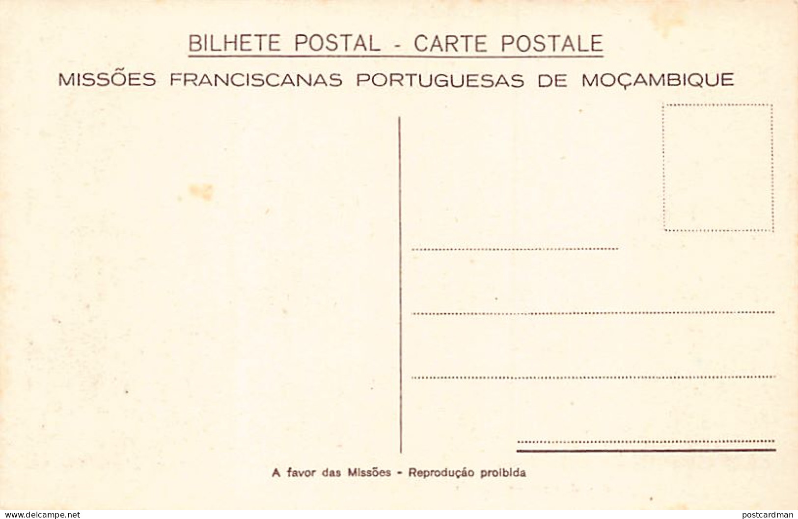 MOÇAMBIQUE Mozambique - BEIRA - Igreja Paroquial - Altar-mor - - Parish Church - Main Altar - Ed. / Publ. Missões Franci - Mosambik