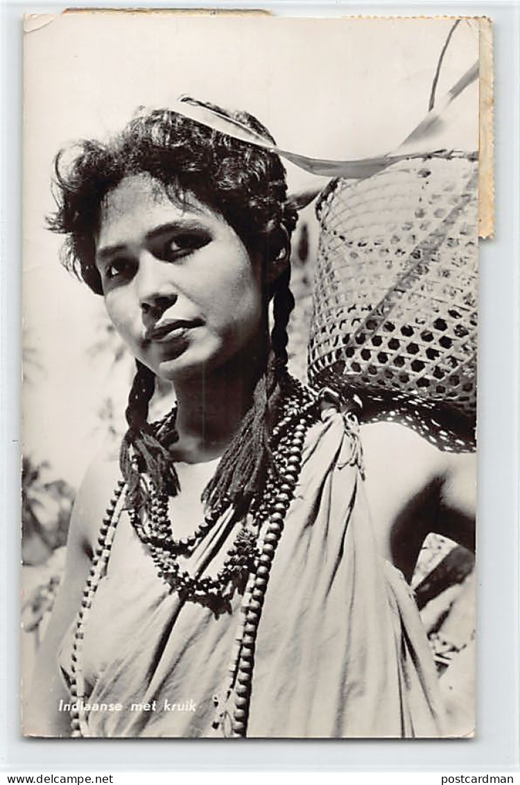 Suriname - Indian Woman With Jug - Publ. N.V. Handel Mij A. Van Der Voet 50 - Suriname