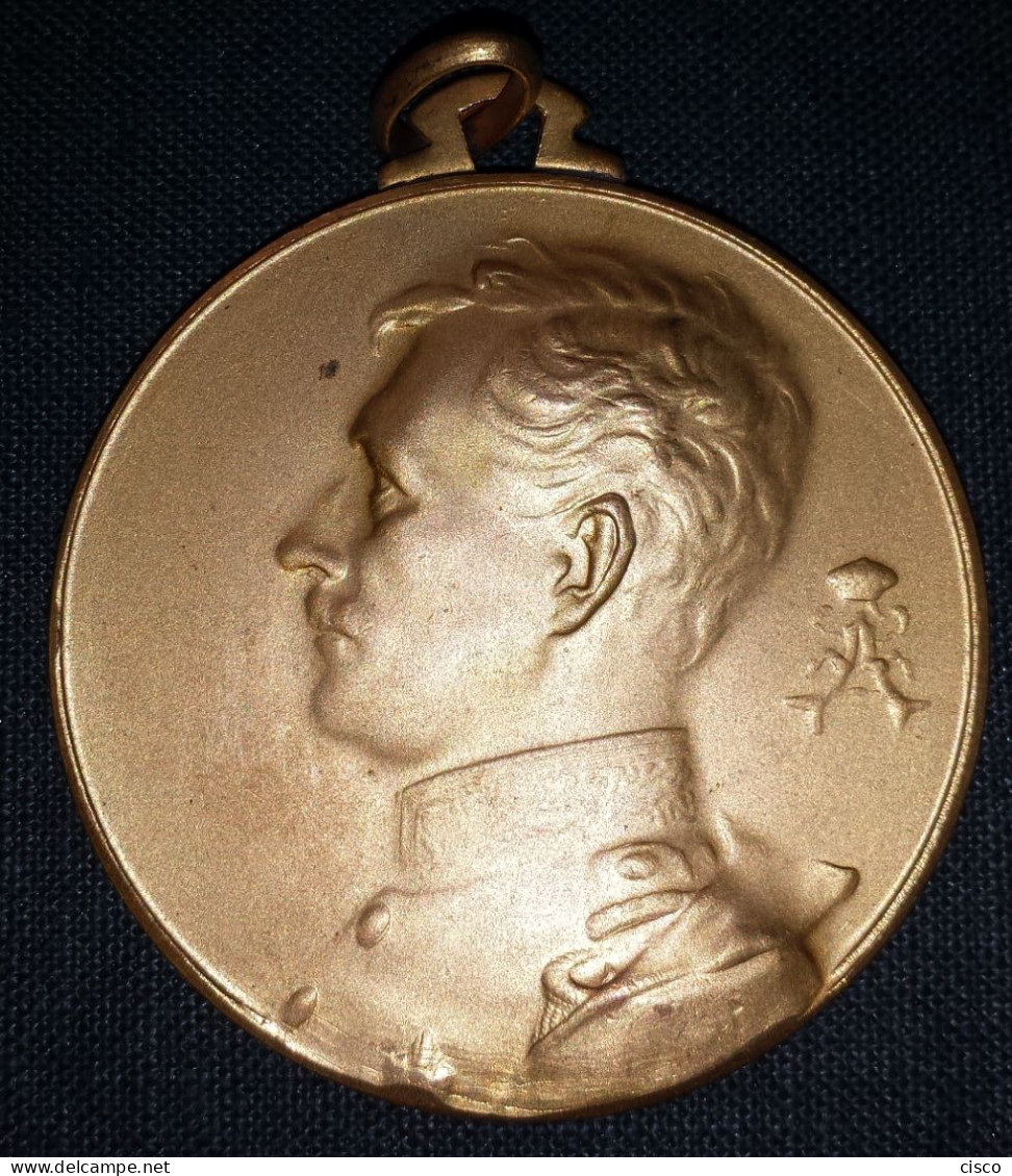 BELGIQUE Médaille Albert I Cercle Horticole De Paturages 1931 Concours De Décoration Florale - Monarquía / Nobleza