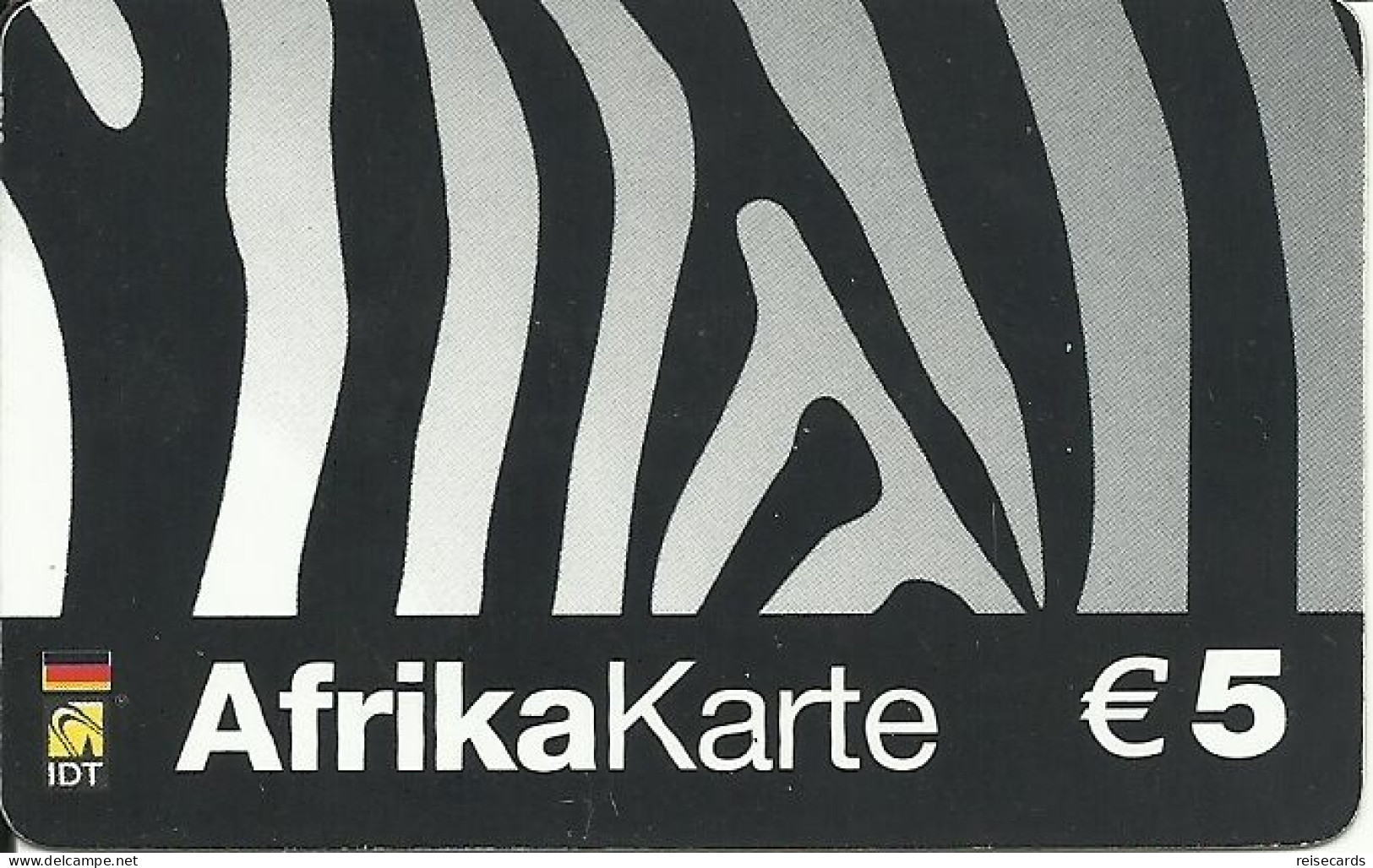 Germany: Prepaid IDT Afrika Karte 11.05 - [2] Mobile Phones, Refills And Prepaid Cards