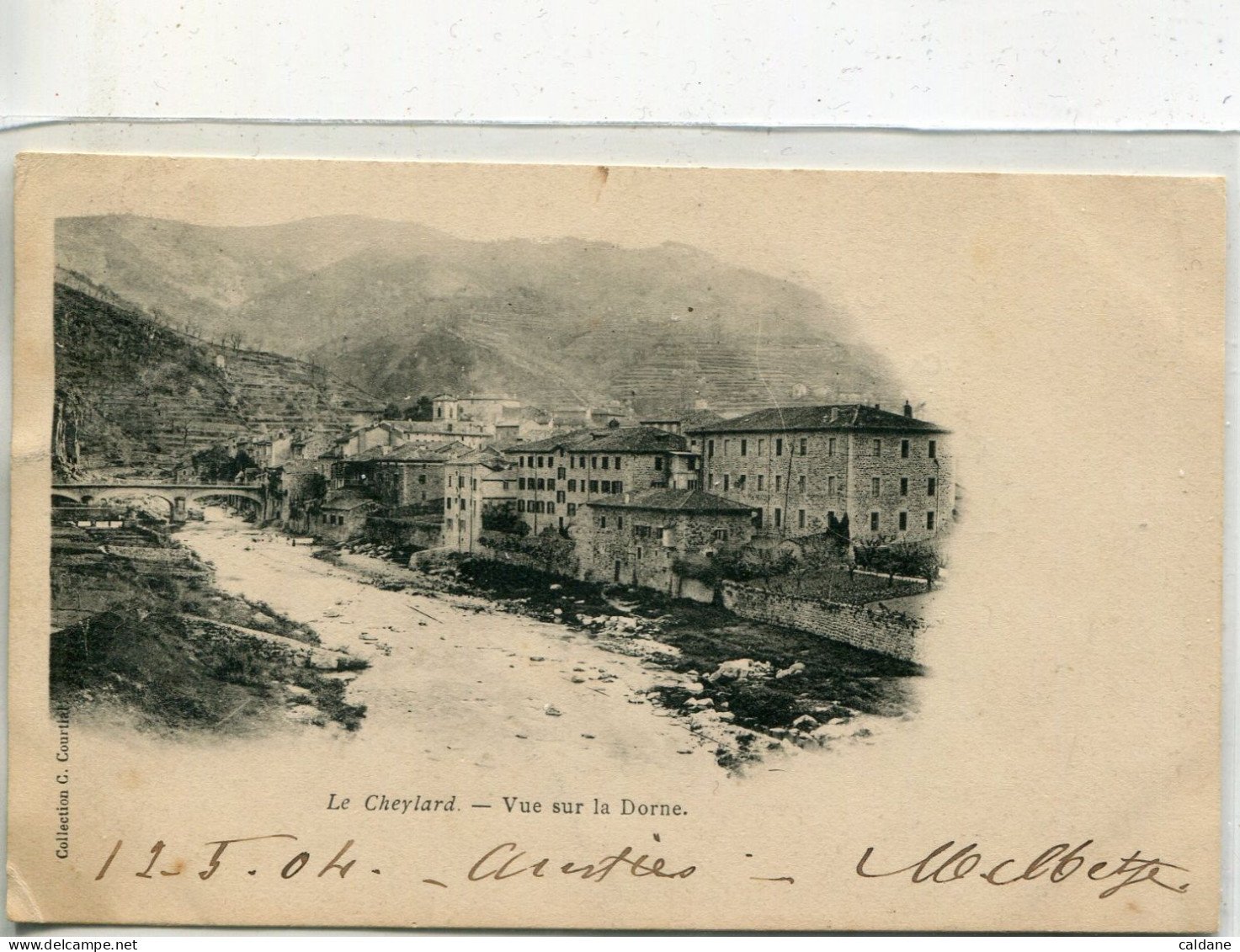 - 07 -  ARDECHE  - LE CHEYLARD  -  Vue Sur La Dorne - Le Cheylard