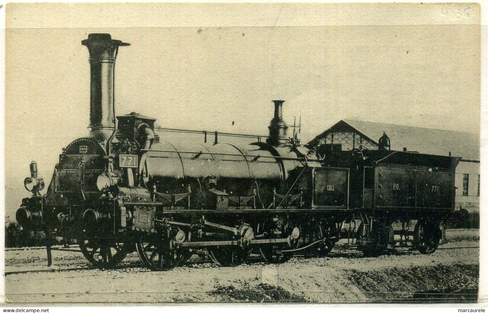 Cpa Locomotive PO  030 N° 771, Beau Plan - Equipo