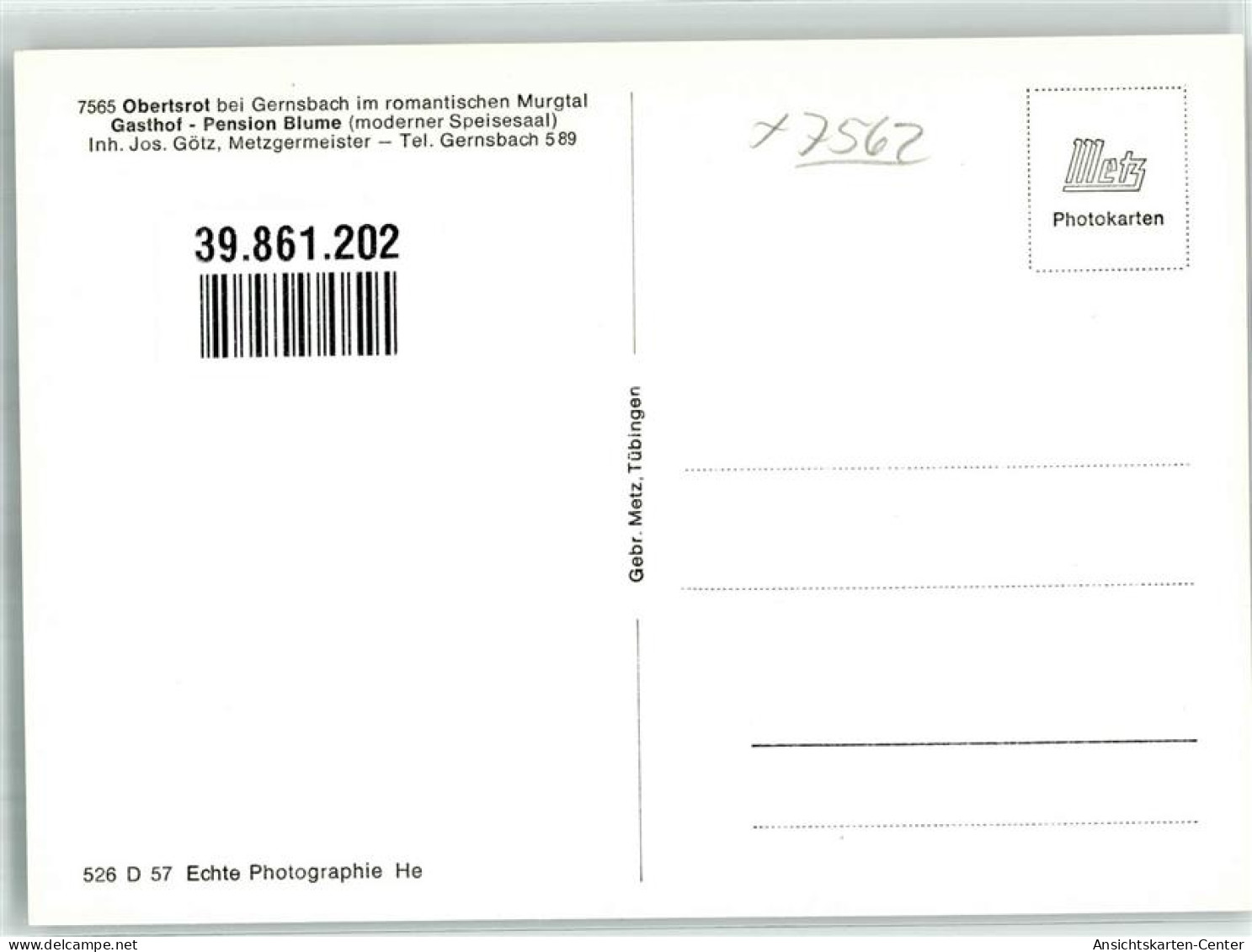39861202 - Obertsrot , Murgtal - Gernsbach