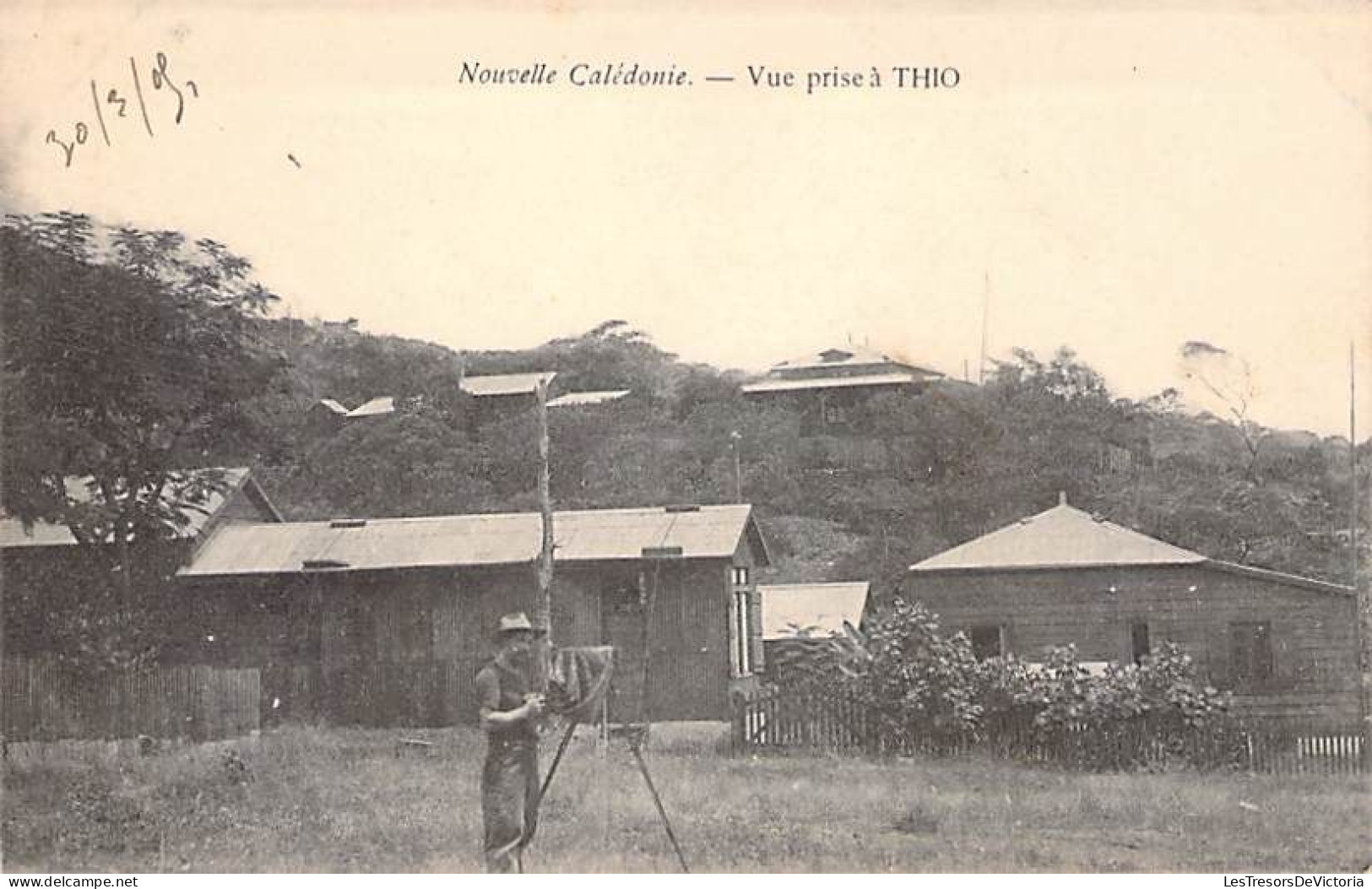 Nouvelle Calédonie - Vue Prise à Thio - Animé - 1909 - Carte Postale Ancienne - New Caledonia