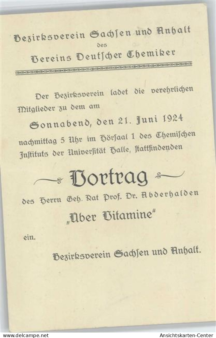 12019402 - Studenten Verein Dt. Chemiker - - Schulen