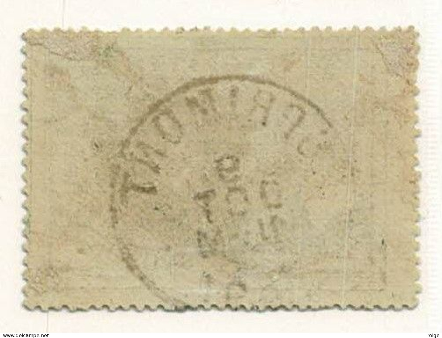 D068  SPRIMONT       POSTSTEMPEL  OP SPOORWEGZEGEL N°10 - Usati