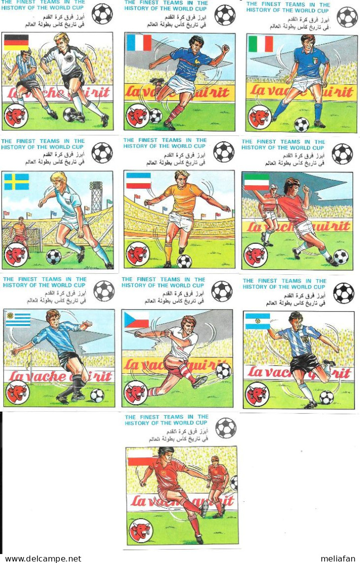 BM21 - IMAGES VACHE QUI RIT - MEILLEURES EQUIPES DE LA COUPE DU MONDE DE FOOTBALL - VERSION PAPIER - Trading Cards