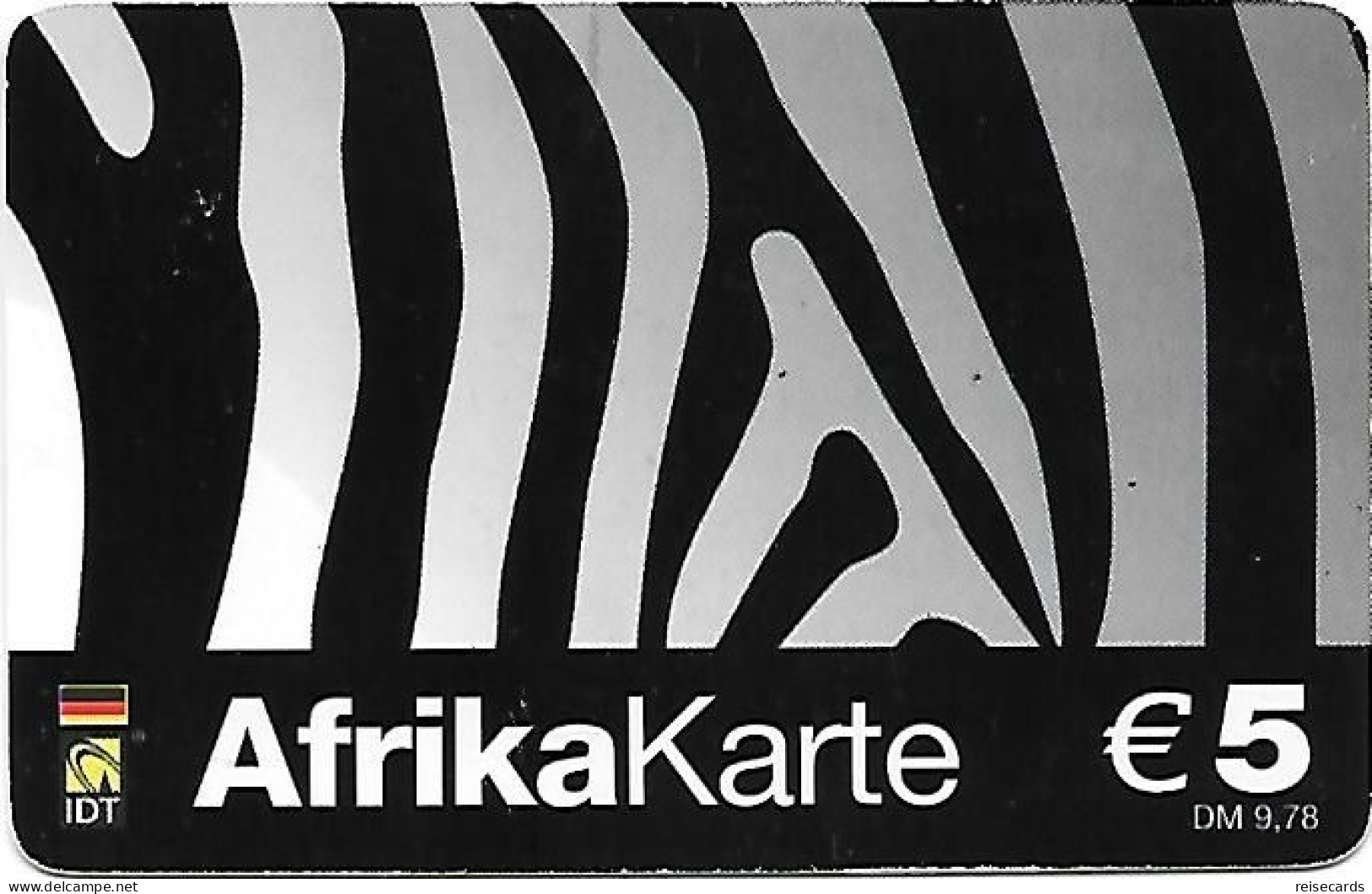 Germany: Prepaid IDT Afrika Karte 05.04 - [2] Mobile Phones, Refills And Prepaid Cards