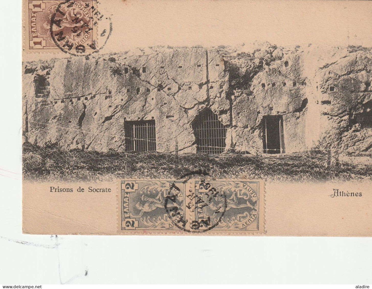 Ἑλλάς - GREECE - GRECE - 1861 / 1961 - Collection Of 4 Old Letters And Cards - 8 Scans - Collections