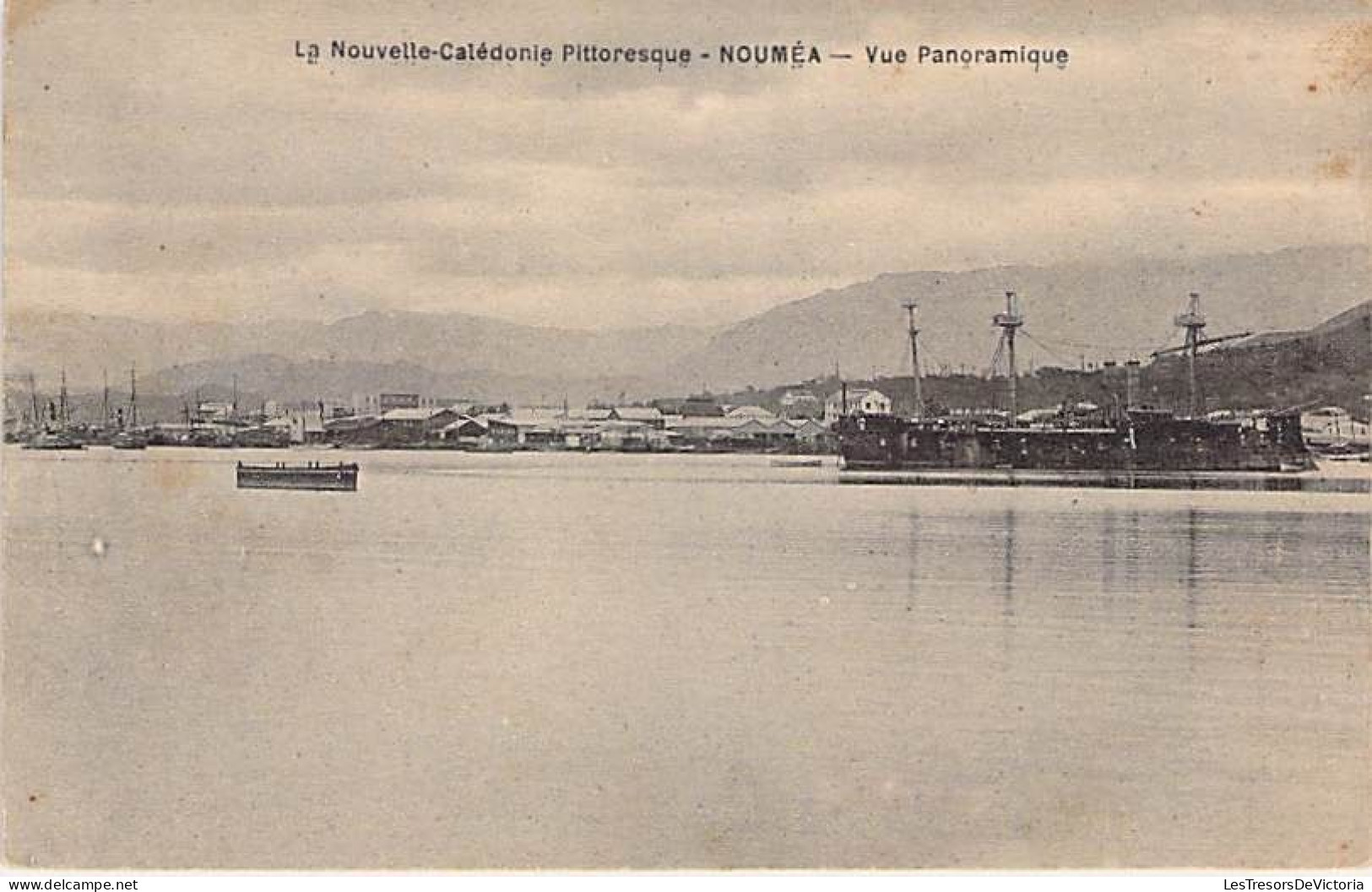 Nouvelle Calédonie Pittoresque - Nouméa - Vue Panoramique - Bateau - Béchade - Carte Postale Ancienne - Nieuw-Caledonië