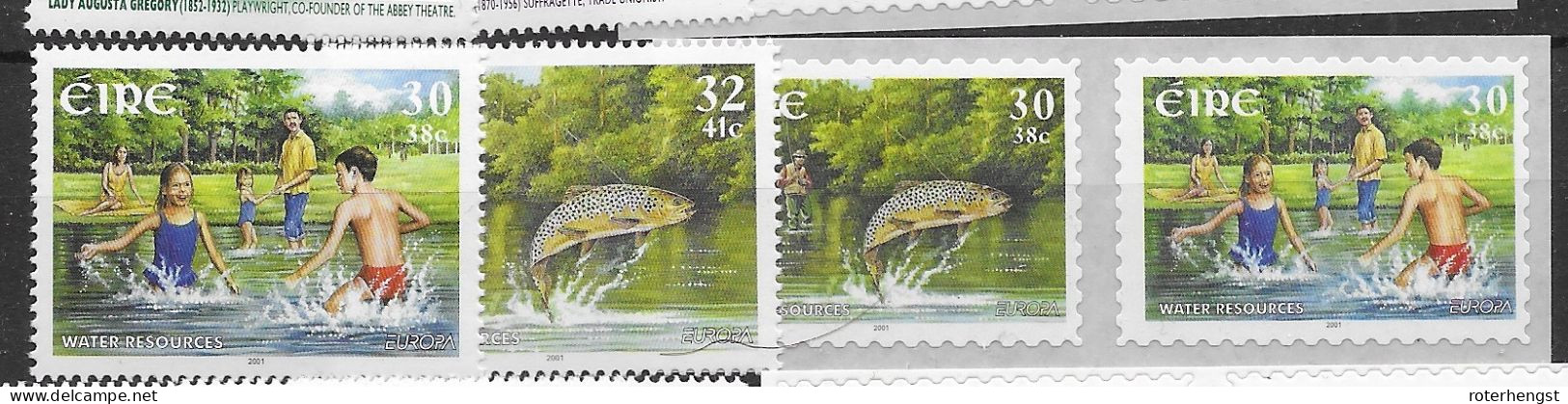 Ireland Mnh ** 2001 Cept Europa  Fish - 2001