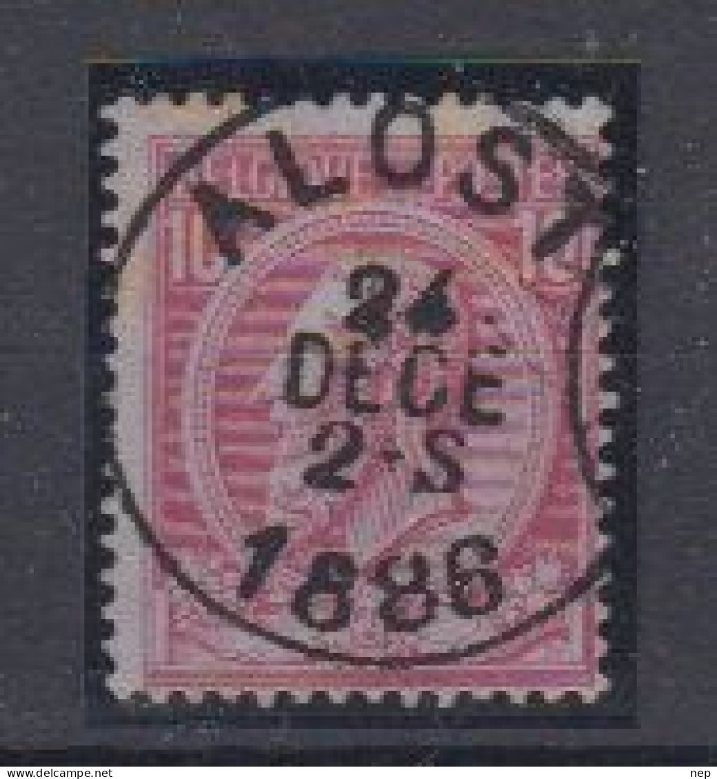 BELGIË - OBP - 1884/91 - Nr 46 T0 (ALOST) - Coba + 1.00 € - 1884-1891 Leopoldo II