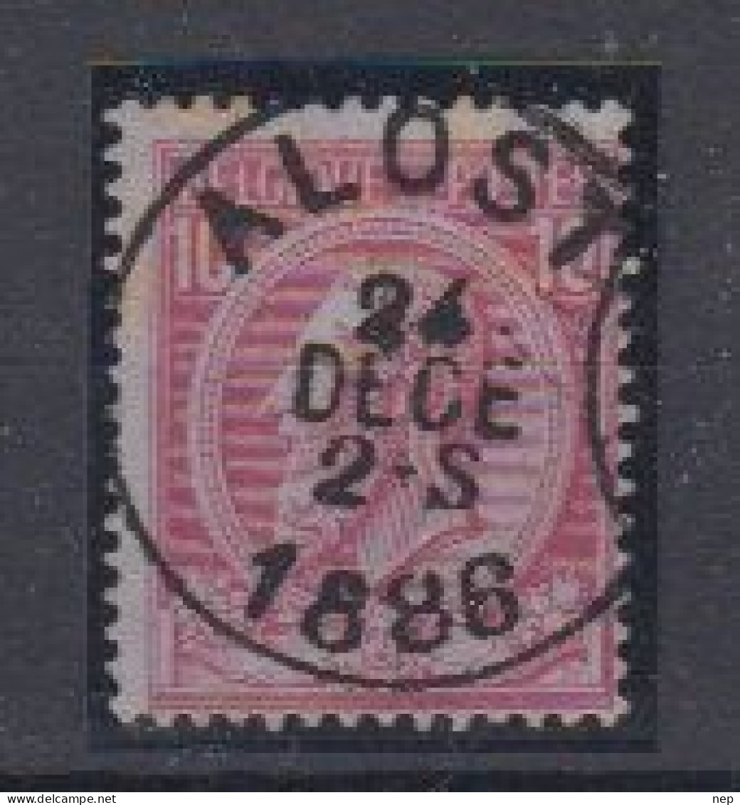 BELGIË - OBP - 1884/91 - Nr 46 T0 (ALOST) - Coba + 1.00 € - 1884-1891 Leopold II